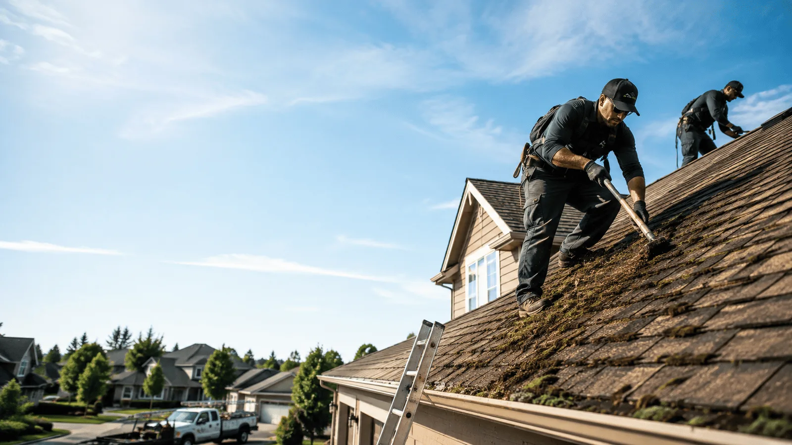 Roof Moss Removal in Woodland, MI near me